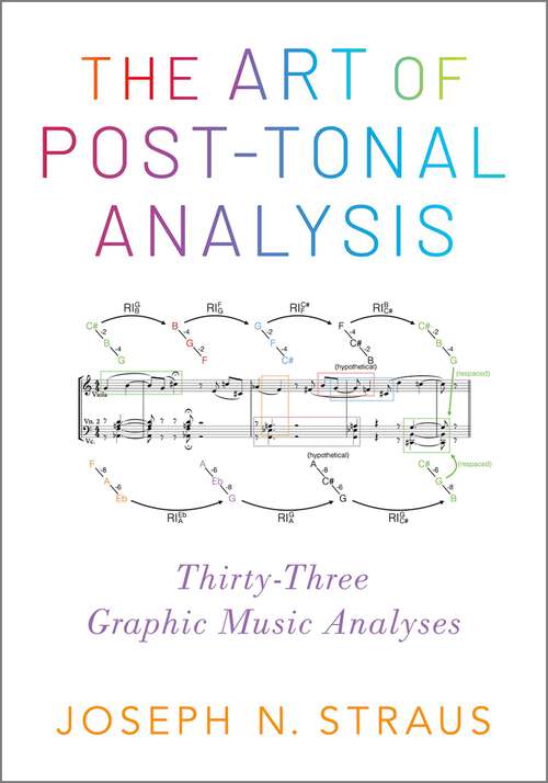 Book cover of The Art of Post-Tonal Analysis: Thirty-Three Graphic Music Analyses