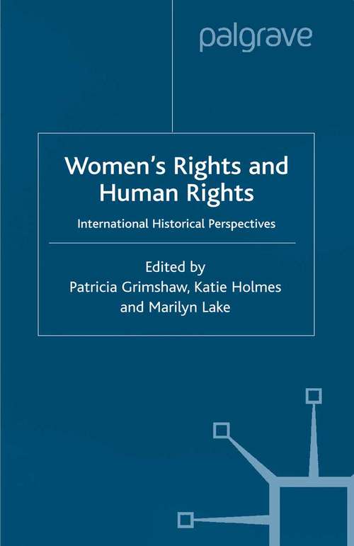 Book cover of Women's Rights and Human Rights: International Historical Perspectives (2001)