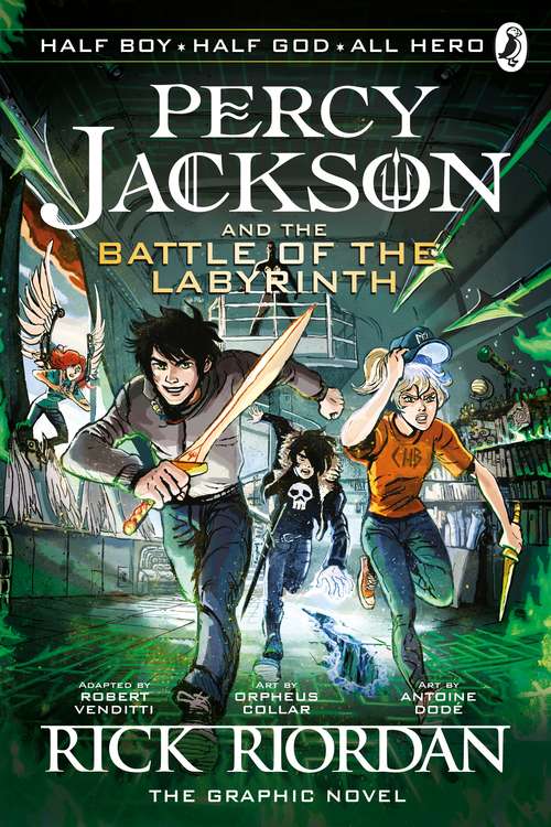 Book cover of The Battle of the Labyrinth: The Graphic Novel (percy Jackson Book 4) (Percy Jackson Book #4)