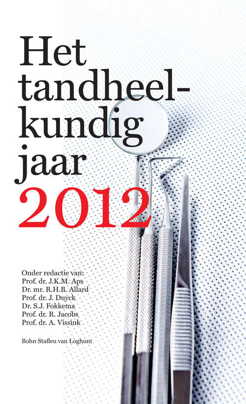 Book cover of Het Tandheelkundig Jaar 2012 (2012)