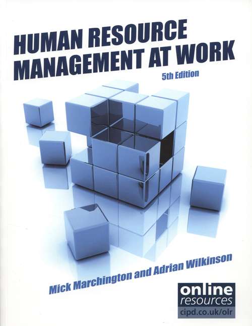 Book cover of Human Resource Management at Work (PDF)