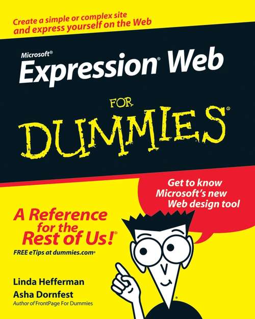 Book cover of Microsoft Expression Web For Dummies