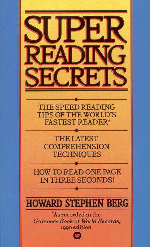Book cover of Super Reading Secrets