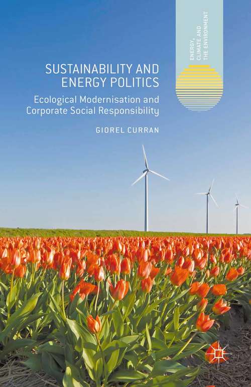 Book cover of Sustainability and Energy Politics: Ecological Modernisation and Corporate Social Responsibility (1st ed. 2015) (Energy, Climate and the Environment)