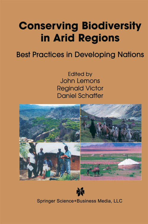 Book cover of Conserving Biodiversity in Arid Regions: Best Practices in Developing Nations (2003)