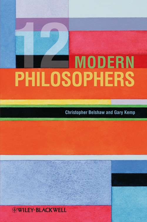 Book cover of 12 Modern Philosophers