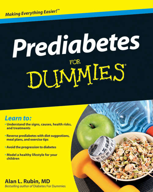 Book cover of Prediabetes For Dummies