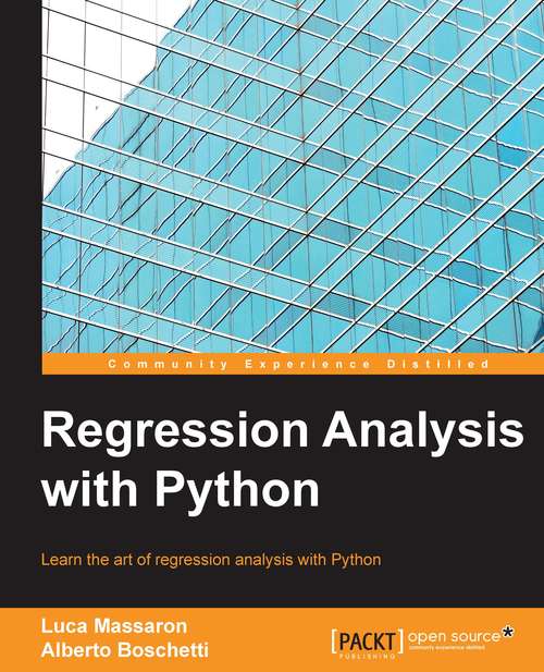 Book cover of Regression Analysis with Python