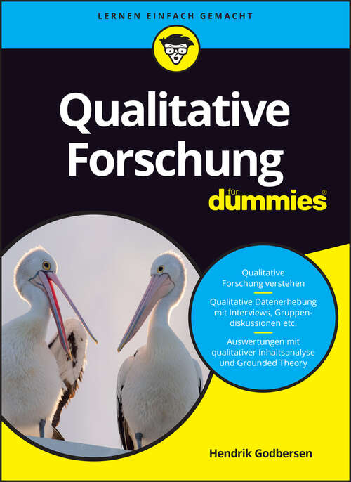 Book cover of Qualitative Forschung für Dummies (Für Dummies)