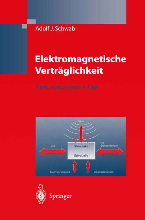 Book cover of Elektromagnetische Verträglichkeit (4. Aufl. 1996)