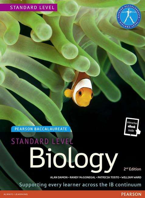 Book cover of Pearson Education Baccalaureate Biology for the IB Diploma: Standard Level (2nd edition) (PDF)