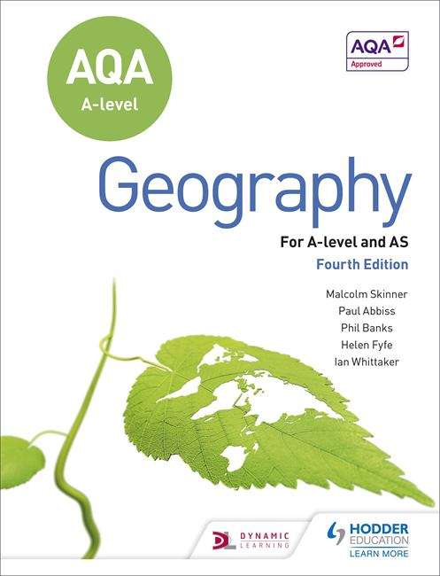 Book cover of AQA A-level Geography for A-level and AS (4)
