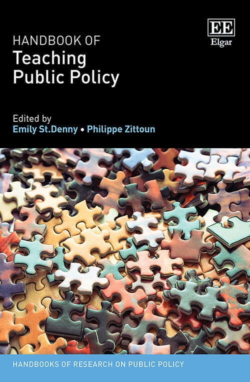 Book cover of Handbook of Teaching Public Policy (Handbooks of Research on Public Policy series)
