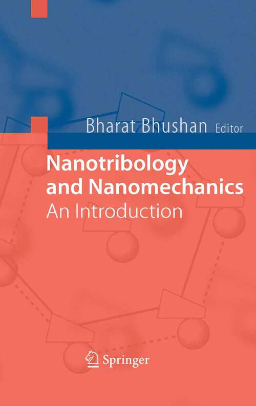 Book cover of Nanotribology and Nanomechanics: An Introduction (2005)