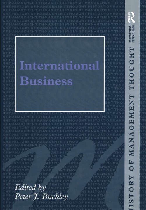 Book cover of International Business (Routledge Revivals Ser.)