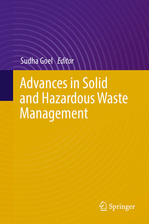 Book cover of Advances in Solid and Hazardous Waste Management