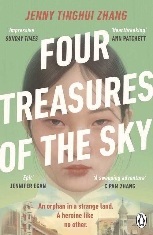 Book cover of Four Treasures of the Sky: The compelling debut about identity and belonging in the 1880s American West
