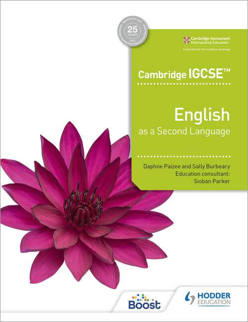 Book cover of Cambridge IGCSE English as a Second Language