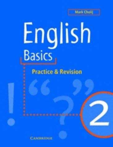 Book cover of English Basics 2: Practice And Revision (PDF)