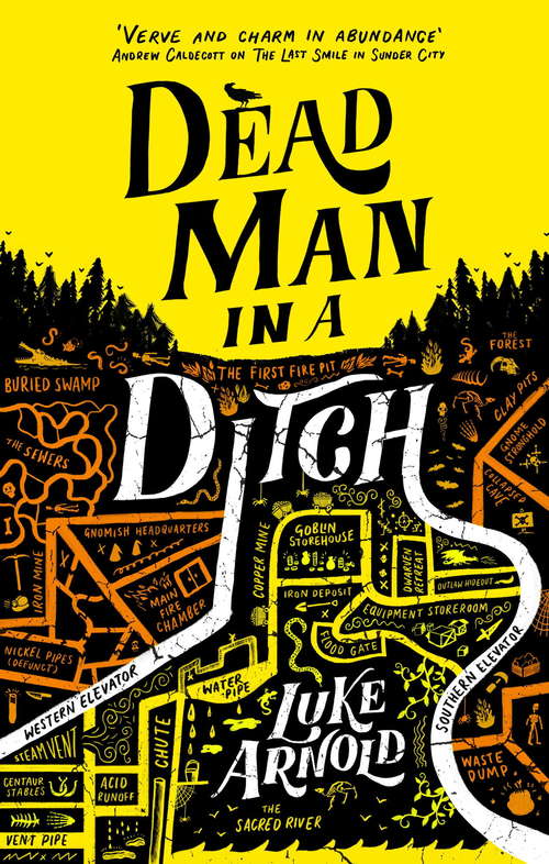 Book cover of Dead Man in a Ditch (Fetch Phillips)