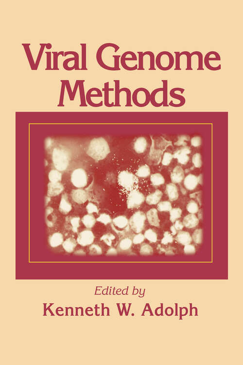 Book cover of Viral Genome Methods