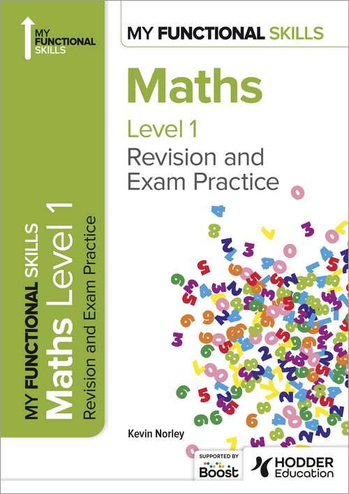 Book cover of My Functional Skills: Revision and Exam Practice for Maths Level 1