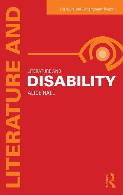 Book cover of Literature And Disability