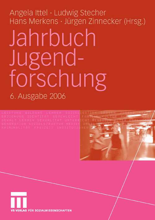 Book cover of Jahrbuch Jugendforschung: 6. Ausgabe 2006 (2006)