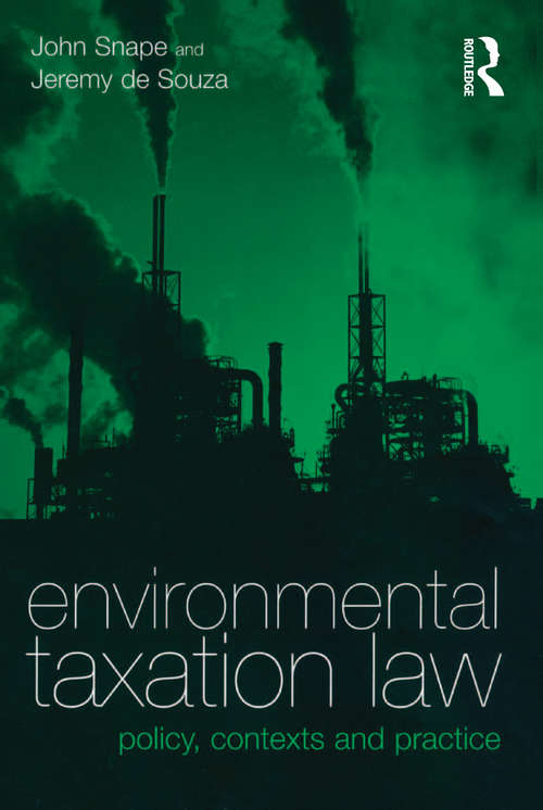 Book cover of Environmental Taxation Law: Policy, Contexts and Practice