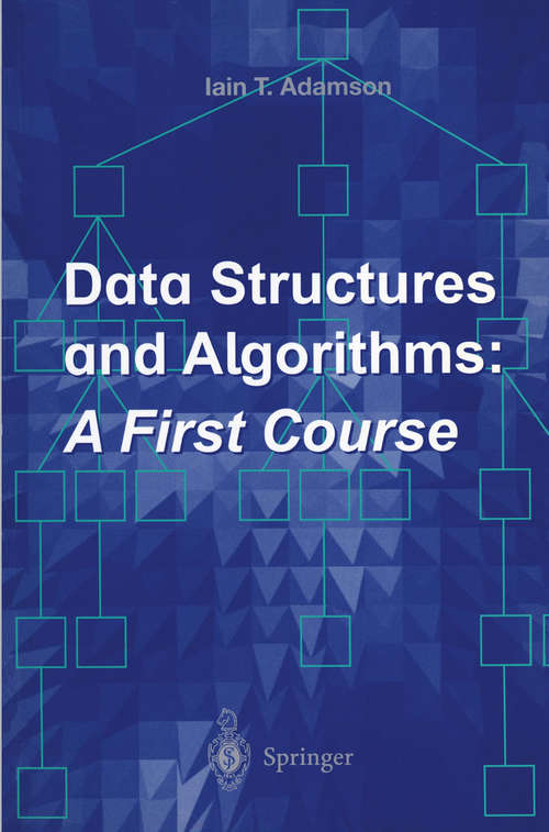 Book cover of Data Structures and Algorithms: A First Course (1996)