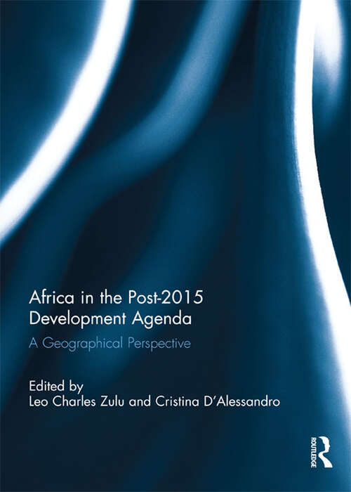 Book cover of Africa in the Post-2015 Development Agenda: A Geographical Perspective