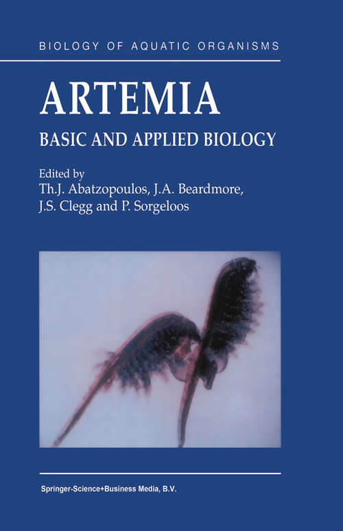 Book cover of Artemia: Basic and Applied Biology (2002) (Biology of Aquatic Organisms #1)