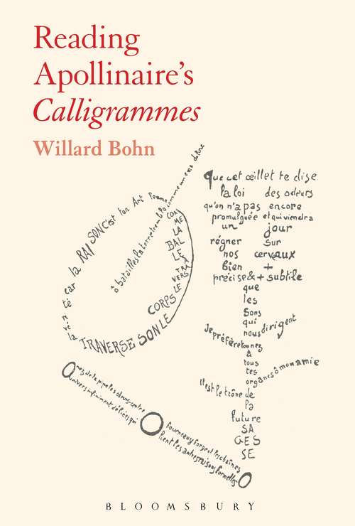 Book cover of Reading Apollinaire's Calligrammes