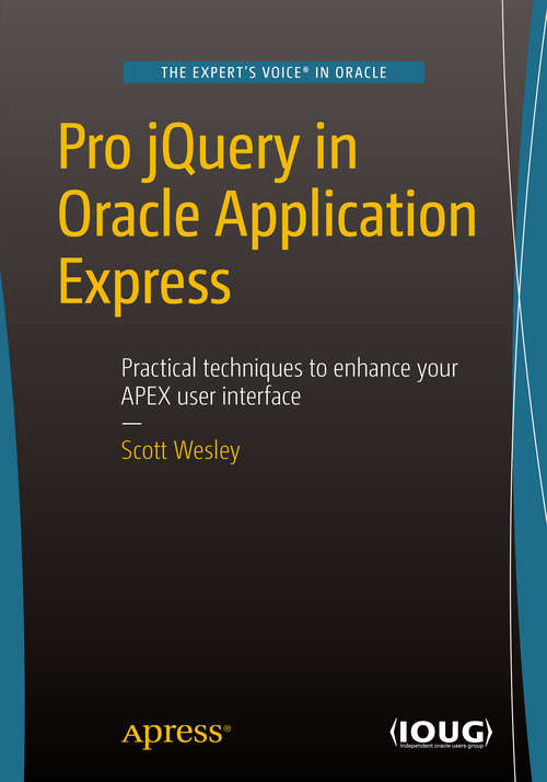 Book cover of Pro jQuery in Oracle Application Express (1st ed.)