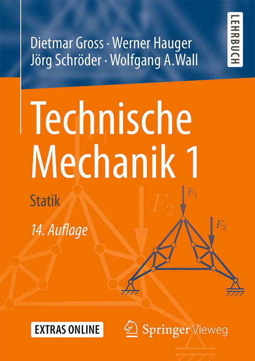 Book cover of Technische Mechanik 1: Statik (14. Aufl. 2019)