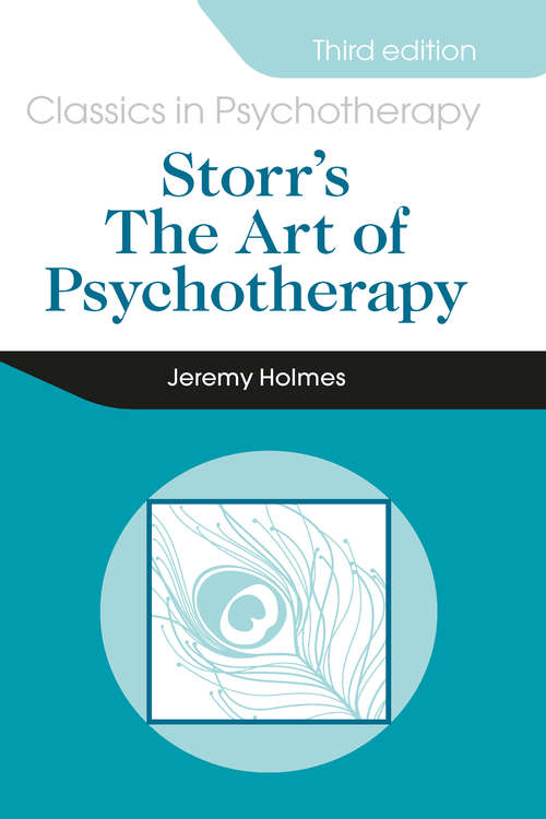 Book cover of Storr's Art of Psychotherapy 3E (3)
