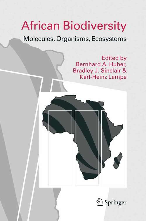 Book cover of African Biodiversity: Molecules, Organisms, Ecosystems (2005)