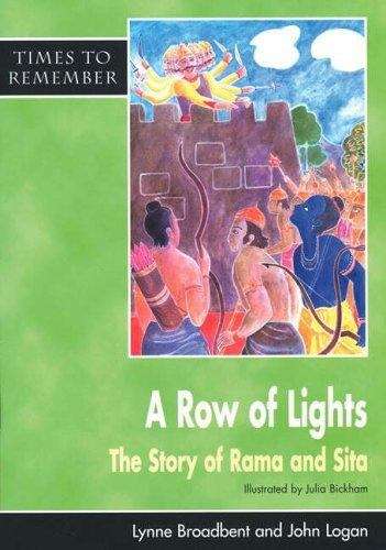 Book cover of A Row of Lights – The Story of Rama and Sita (PDF)