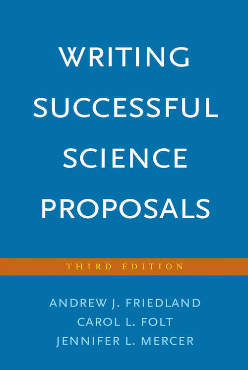 Book cover of Writing Successful Science Proposals: Third Edition (3)