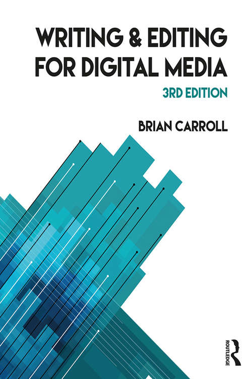 Book cover of Writing and Editing for Digital Media (3)