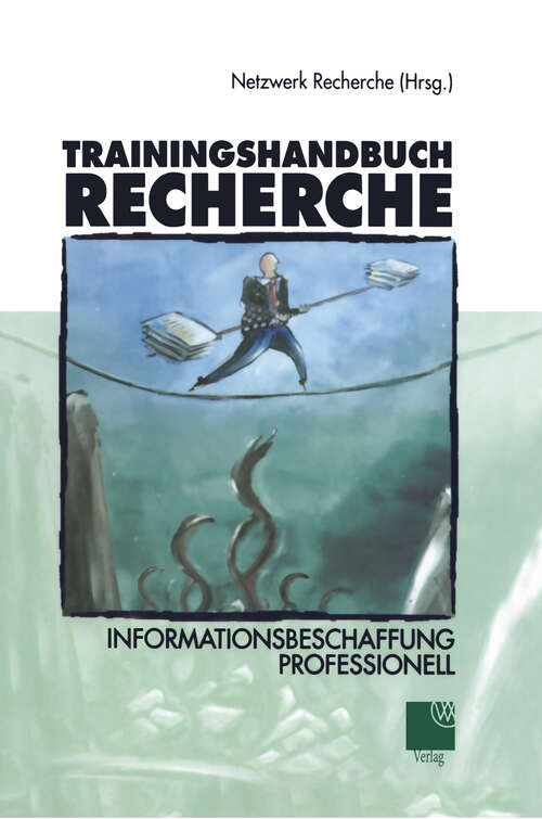 Book cover of Trainingshandbuch Recherche: Informationsbeschaffung professionell (2003)