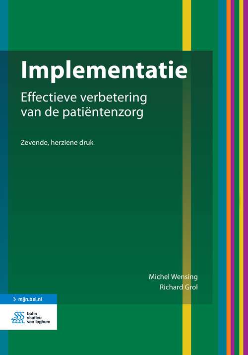 Book cover of Implementatie: Effectieve verbetering van de patiëntenzorg (7th ed. 2017)
