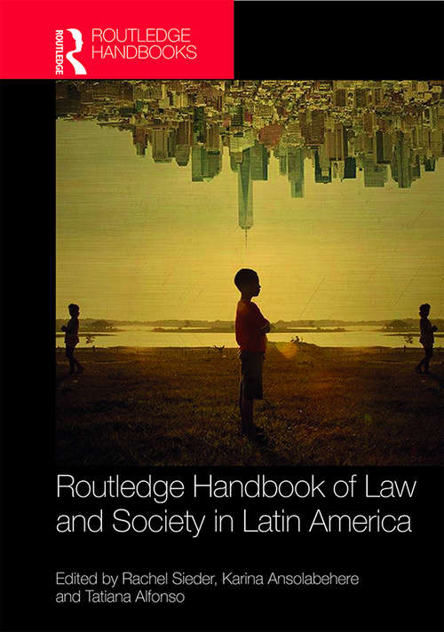 Book cover of Routledge Handbook of Law and Society in Latin America