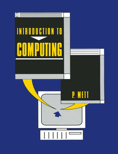 Book cover of Introduction to Computing (1st ed. 1990)