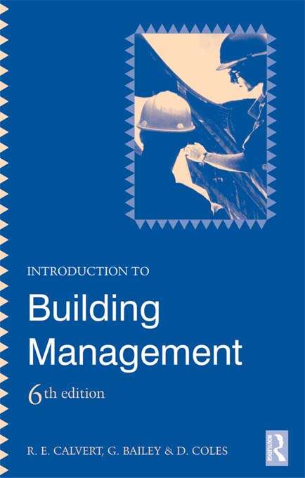Book cover of Introduction to Building Management (6)