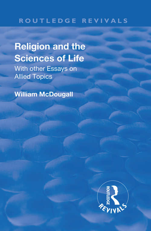Book cover of Revival: With Other Essays and Allied Topics (Routledge Revivals)