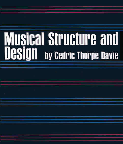 Book cover of Musical Structure and Design
