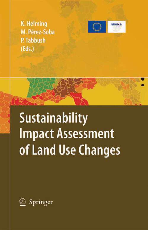 Book cover of Sustainability Impact Assessment of Land Use Changes (2008)