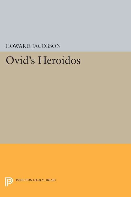 Book cover of Ovid's Heroidos