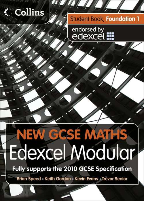 Book cover of New GCSE Maths, Student Book Foundation 1: Edexcel Modular (B) (PDF)